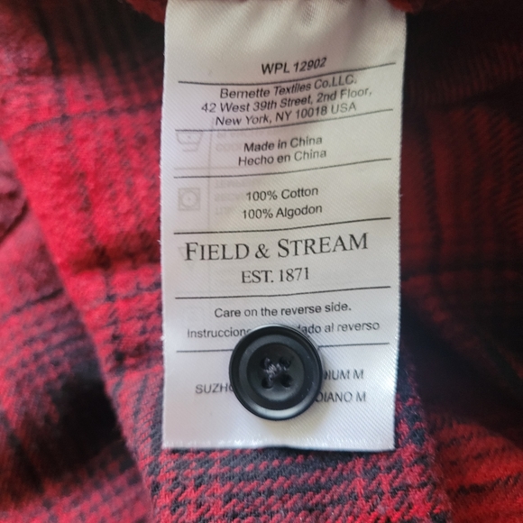 Field and Stream Men's Lumberjack Button Down Shirt Medium Gorpcore - Picture 5 of 8
